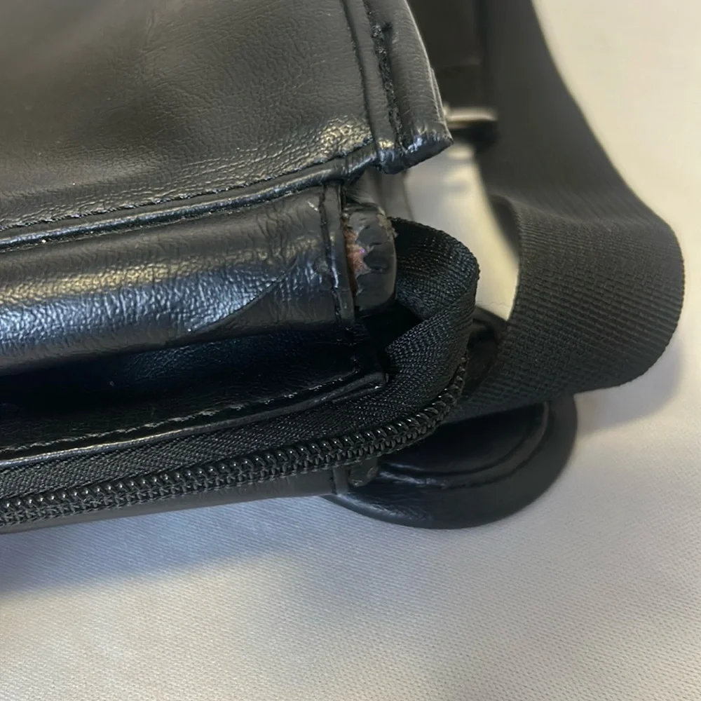 Solo Black Leather Briefcase for Men